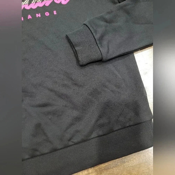 Armani Exchange Fleece Print Studded Sweater - Picture 8 of 11